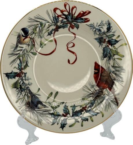 Lenox Winter Greetings Rim Soup Pasta Salad Bowl Cardinal Usa Ebay