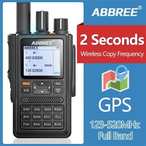 Abbree Ar F Wireless Copy Frequency With Ch Gps Mhz Full Band