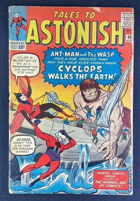 Tales To Astonish Gd Ant Man Wasp Cyclops Jack Kirby