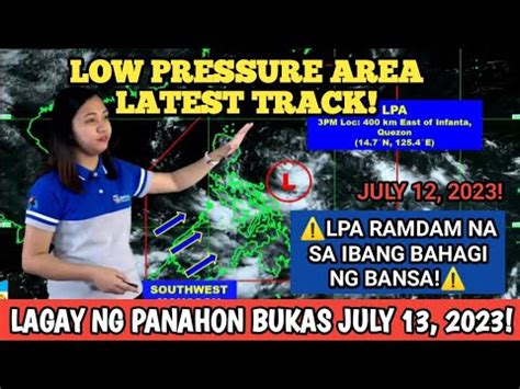 LOW PRESSURE AREA LALAKAS PA AT POSIBLENG MAGING BAGYO PAGASA WEATHER