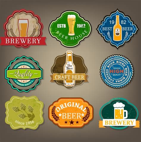 Beer Label Vector Vectors Free Download 10134 Editable Ai Eps Svg