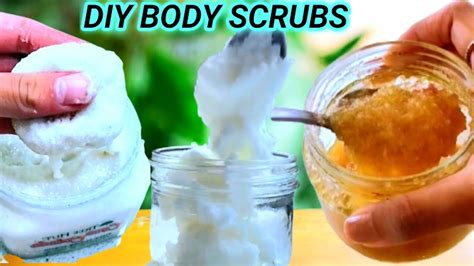 Diy How To Make 5 Different Body Scrubs For Glowing Skin Diy Sugar