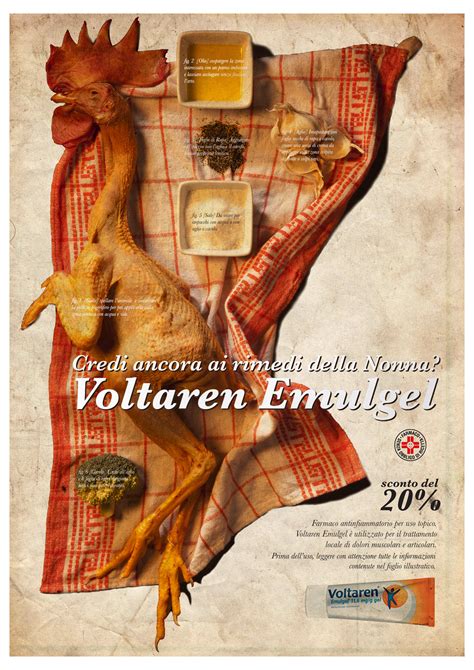 Campagna Stampa Realizzata Per Voltaren Emugel Che Mette A Confronto