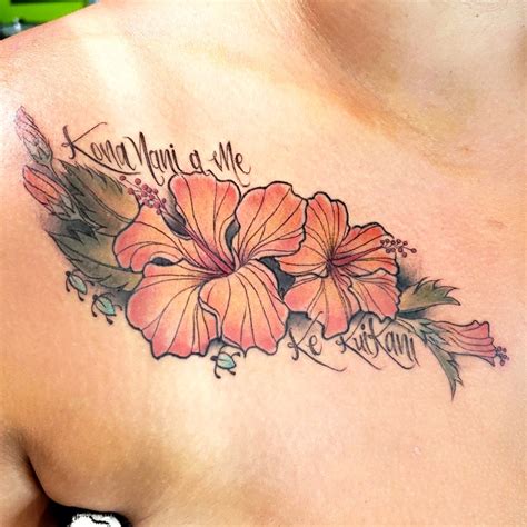 Hibiscus Tattoo Shoulder