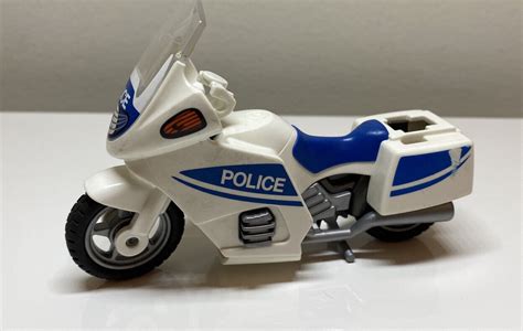 Playmobil Police Motorcycle Replacement Part Figure Piece Mint