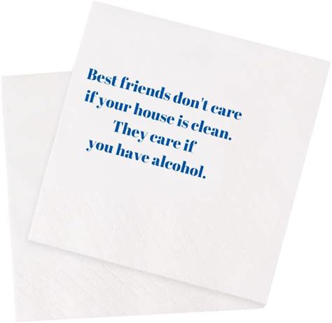 Amazon Vowfoo Funny Cocktail Napkins Pcs Funny Quotes Saying