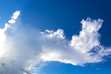 Explosive Cloud Formation Cumulus Clouds In The Sky In Mexico Stock