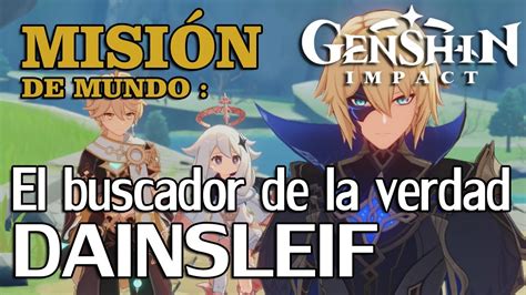 Guia Genshin Impact Dainsleif El Buscador De La Verdad Youtube