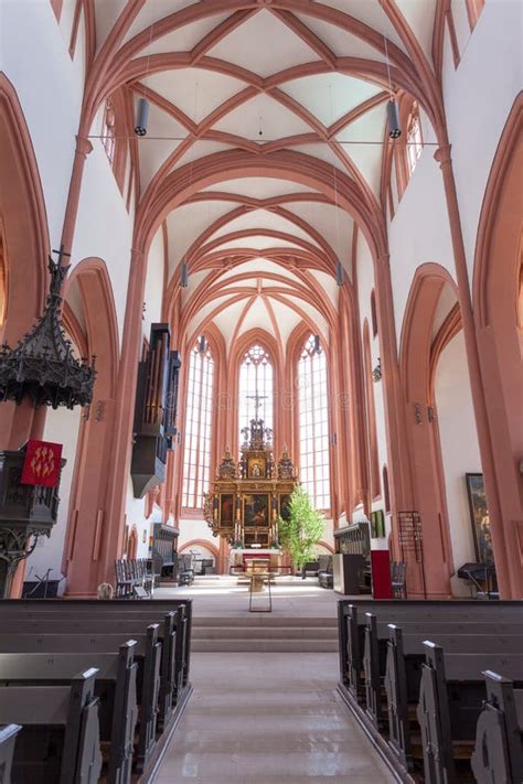 Kitzingen Germany July 2018 The Lutheran Church In Germany Indoor