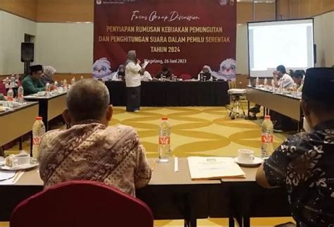 Dalam Fgd Metode Dan Penghitungan Suara Pemilu Jadi Bahasan Krjogja