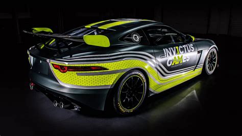 Jaguar And Invictus Games Racing Field F Type Svr Gt Racing Car