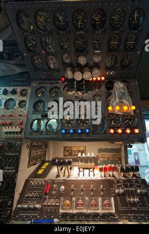 Interior of the passenger aircraft Lockheed Super Constellation or ...