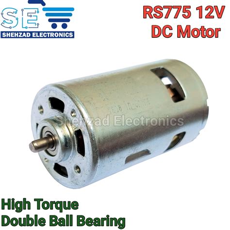 V Dc Motor Rs Ball Bearing High Torque Low Noise Motor