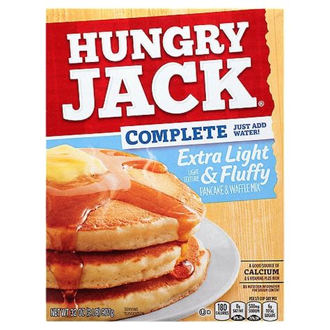 Hungry Jack Complete Extra Light And Fluffy Pancake And Waffle Mix 32 Oz