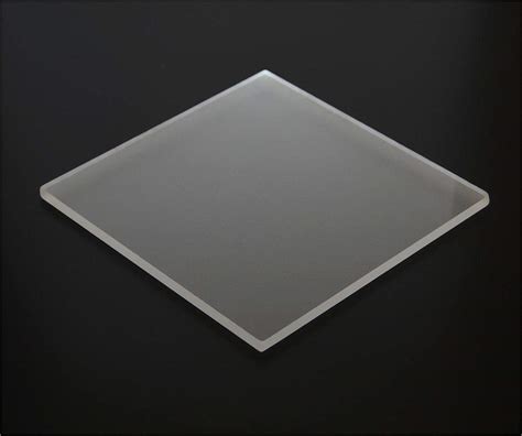 1/8" (0.118") Frosted Matte Acrylic Sheet 12"x12" Cast Plexiglass 3mm ...