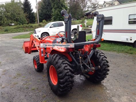 2006 Kubota B7800 30hp Compact Tractor W Plow And Chains