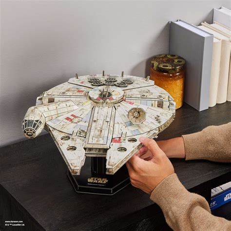 Puzzle D Build Star Wars Gwiezdne Wojny Statek Falcon Millennium Model