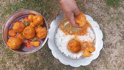 Nayai Mud Stove Pai Mummy Nai Chicken Kofta Aur Aalu Ki Recipe Banayi