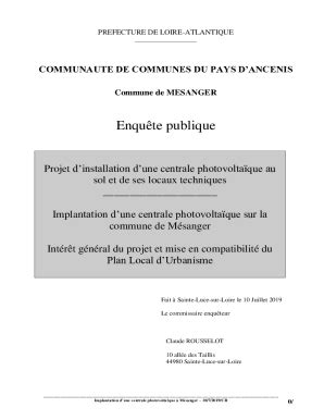 Fillable Online Scot De La Communaut De Communes Du Pays Dancenis Les