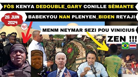 Gwo R L F S Kenya Dedouble Gary Conille S Mante Biden Reyaji Babekyou