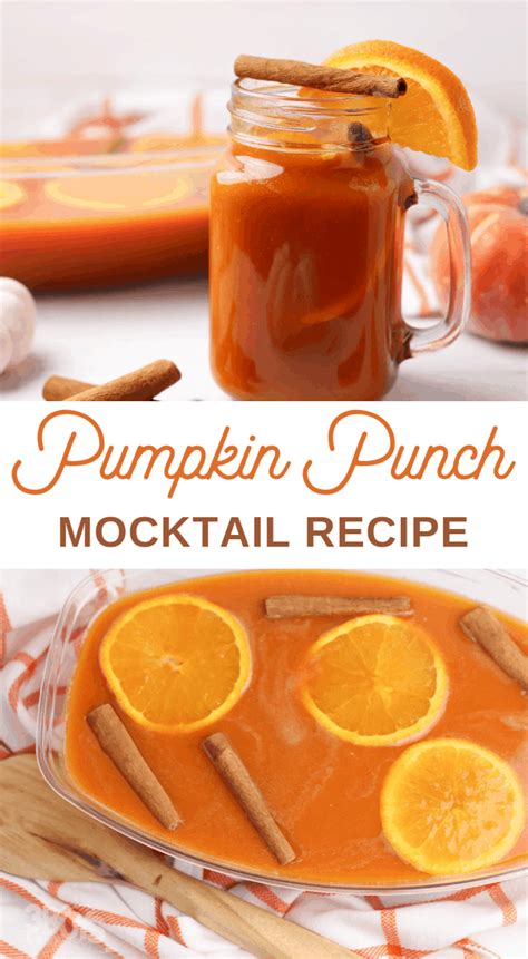 Pumpkin Punch Recipe A Fun Fall Drink