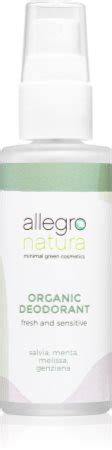 Allegro Natura Organic Deodorante Rinfrescante Spray Notino It