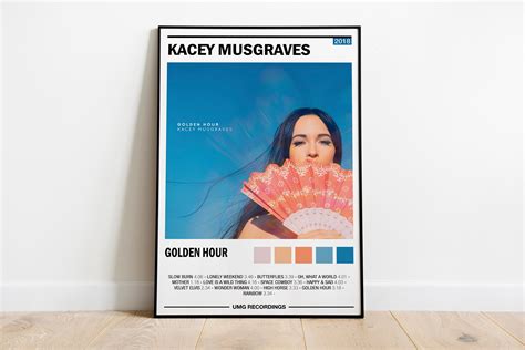 Kacey Musgrave Poster Kacey Musgrave Album Cover Golden Hour Album Wall ...