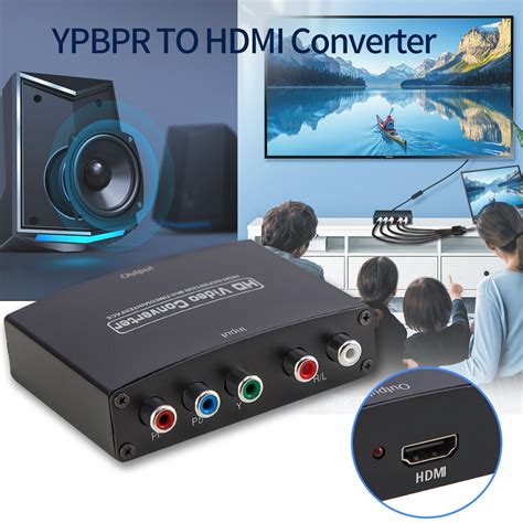 Component To Hdmi Adapter Ypbpr Rca Rgb To Hdmi Coverter R L P