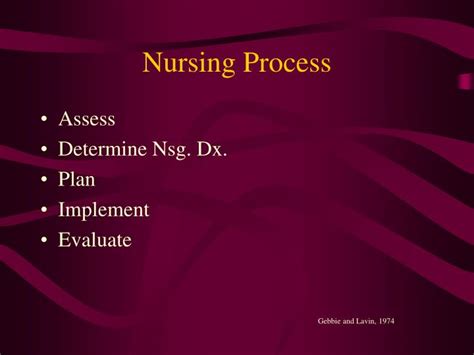 Ppt Nursing Process Powerpoint Presentation Free Download Id3345430