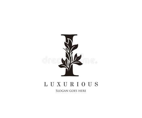 I Letter Luxury Monogram Stock Illustrations I Letter Luxury