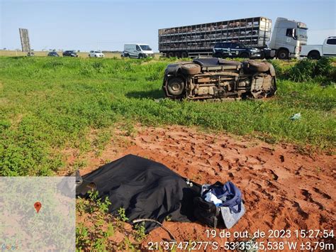 Policial E Esposa Foram Arremessados Do Carro Em Acidente Fatal Na Br