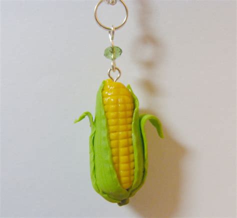 Food Jewelry Corn Cob Necklace Corn Ear Maize Necklace By Neateats