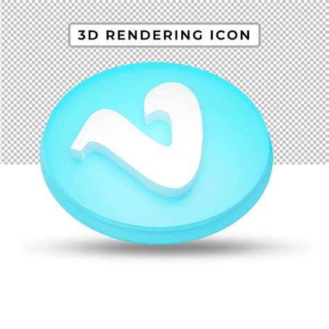 Premium Psd 3d Rendering Social Media Vimeo Icon