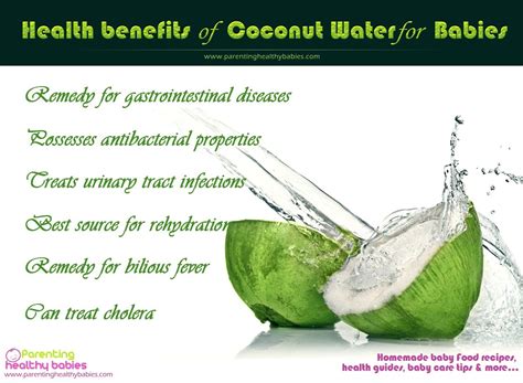 Benefits Of Coconut Water For Newborn Babies - health benefits