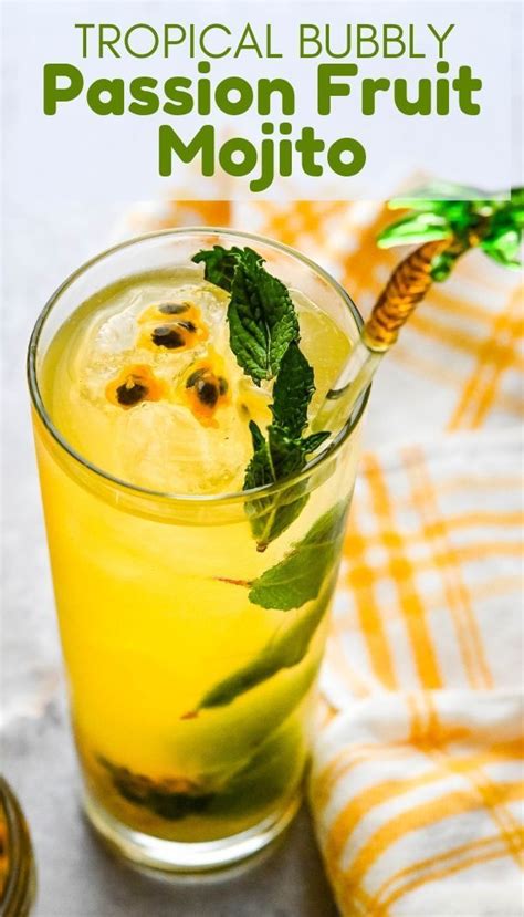 My Passion Fruit Mojito Is An Easy Mojito Recipe And Really Simple Rum