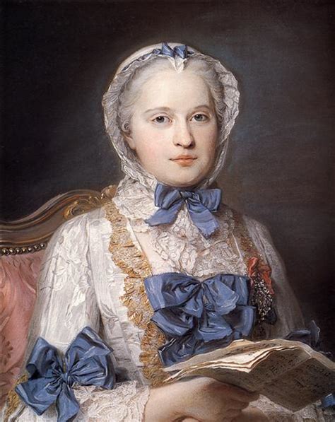 Marie Josephe Of Saxony Maurice Quentin De La Tour WikiArt Org