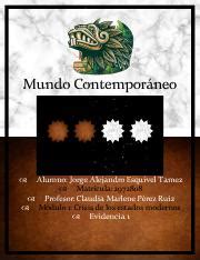 Mundo Contempor Neo Evidencia Pdf Mundo Contempor Neo Alumno