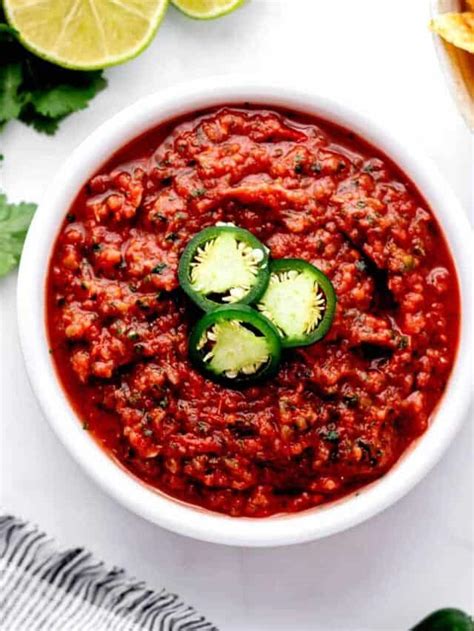 Homemade Roasted Jalapeno Salsa Recipe Story Haute And Healthy Living