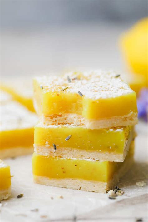 Lavender Lemon Bars Nora Cooks