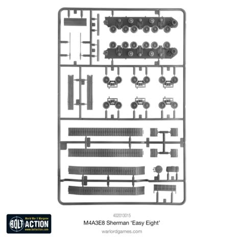 BOLT ACTION US M4A3E8 Sherman Easy Eight Warlord Games 28 Mm Seconde