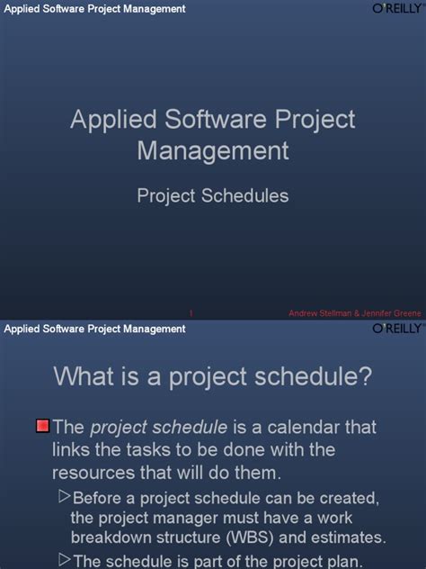 04 Project Schedules | PDF