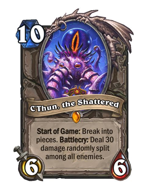 C Thun The Shattered New Hearthstone Wiki