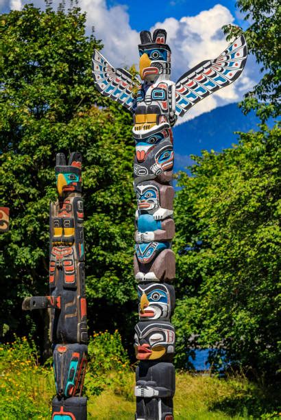 Royalty Free Totem Pole Native American Indigenous Northwest Poles ...