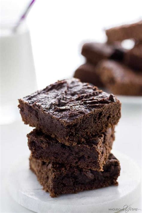 These Easy Fudgy Low Carb Brownies Are Made With Almond Butter And