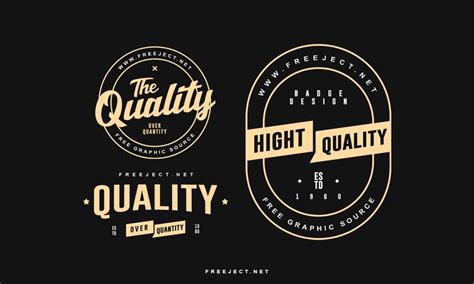 Free Quality Badge Logo Template