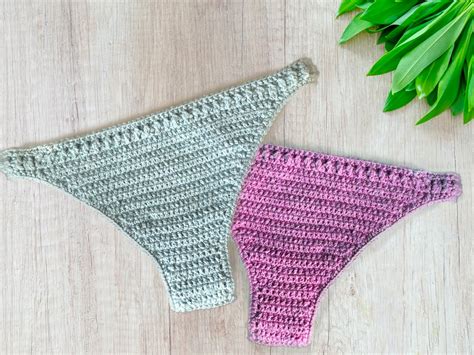 Crochet Bikini Bottom PDF Pattern Hanna Cheeky Crochet Bikini Bottom Crochet Cheeky Bottom