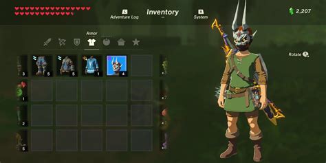 Breath Of The Wild How To Complete The Ex Treasure Dark Armor Side Quest