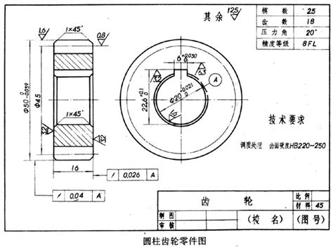 直齿圆柱齿轮的画法机械制图玩机械我要玩起