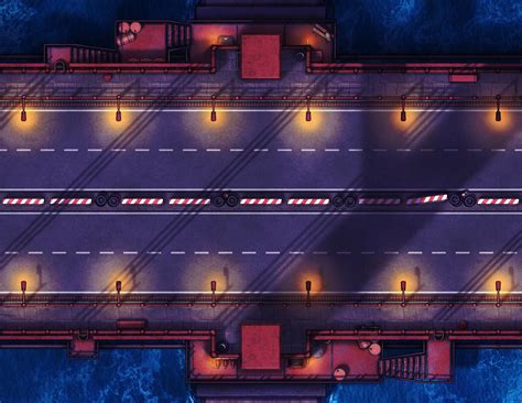 Free Modern City Streets TTRPG Battlemaps — Tom Cartos