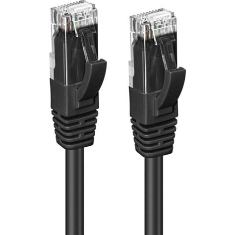 MicroConnect CAT6 UTP netværk kabel 7 5m sort Lomax